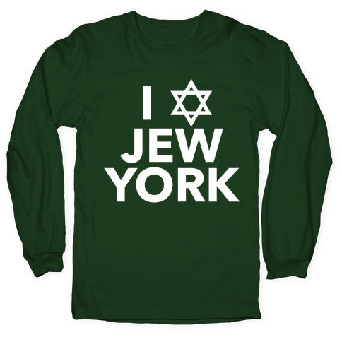 I Love Jew York Longsleeve Tee